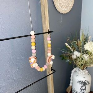 GIRLS RAINBOW FELT GARLAND